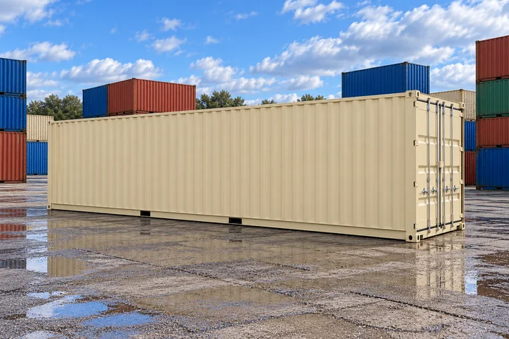 Illustrative 40ft high cube container, new